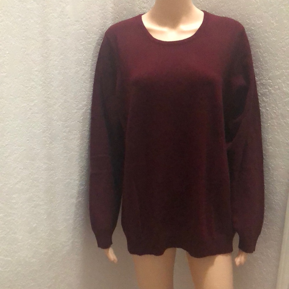 Charter Club Plus Size Crewneck Cashmere Sweater